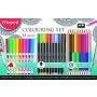 Zestaw Maped Colouring Set pisaki + cienkopisy + kredki + temperówka, 33 elementy - 2